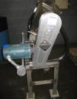 Used 8 quart Patterson Kelley twin shell blender, stainless steel construction, on stand with .25 hp, 115 volt shell drive, serial# LB7505. PRICE INCLUDES A 15% BUYERS PREMIUM