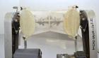 Used Patterson-Kelley Twin Shell Liquid Solids Blender, (0.26) Cubic Feet Capacity (8 Quart). Plexiglass shell with (2) 7-1/2