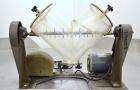 Used Patterson-Kelley Twin Shell Liquid Solids Blender, (0.26) Cubic Feet Capacity (8 Quart). Plexiglass shell with (2) 7-1/2