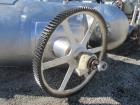 Used Patterson-Kelley twin shell blender, 150 cu. Ft, stainless steel construction, rated 50 lbs/cu. ft. max material density, with high speed bar, approx. 15 hp XP variable speed drive, with stainle...