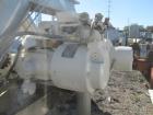 Used Patterson-Kelley twin shell blender, 150 cu. Ft, stainless steel construction, rated 50 lbs/cu. ft. max material density, with high speed bar, approx. 15 hp XP variable speed drive, with stainle...
