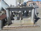 Used Patterson-Kelley twin shell blender, 150 cu. Ft, stainless steel construction, rated 50 lbs/cu. ft. max material density, with high speed bar, approx. 15 hp XP variable speed drive, with stainle...