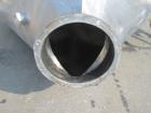 Used Patterson-Kelley 75 Cubic Feet Twin Shell Blender. Stainless steel construction, rated for 50 pounds a cubic foot maximum material density, provision for high speed bar less bar and internals dr...