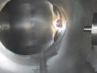 Used Patterson-Kelley 75 Cubic Feet Twin Shell Blender. Stainless steel construction, rated for 50 pounds a cubic foot maximum material density, provision for high speed bar less bar and internals dr...