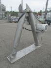 Used Patterson-Kelley 75 Cubic Feet Twin Shell Blender. Stainless steel construction, rated for 50 pounds a cubic foot maximum material density, provision for high speed bar less bar and internals dr...