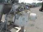 Used Patterson-Kelley 50 Cubic Feet Twin Shell Blender. Stainless steel construction, rated for 50 pounds per cubic foot maximum material density, 5 hp variable speed shell motor drive, provision for...