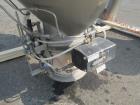 Used Patterson-Kelley 50 Cubic Feet Twin Shell Blender. Stainless steel construction, rated for 50 pounds per cubic foot maximum material density, 5 hp variable speed shell motor drive, provision for...