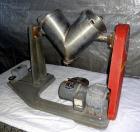 Used Stainless Steel Patterson Kelley Twin Shell Dry Blender, 4 Quart Capacity (0.16 Cubic Feet)