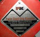 Used Stainless Steel Patterson Kelley Twin Shell Dry Blender, 4 Quart Capacity (0.16 Cubic Feet)