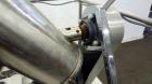 Used Patterson Kelley Twin Shell Liquid Solids Blender, 0.26 Cubic Feet Capacity (8 Quart), 304 Stainless Steel. 140 Pounds per cubic foot maximum material density. 2) 7” Diameter charge ports with q...