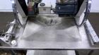 Used Patterson Kelley Twin Shell Liquid Solids Blender, 0.26 Cubic Feet Capacity (8 Quart), 304 Stainless Steel. 140 Pounds per cubic foot maximum material density. 2) 7” Diameter charge ports with q...