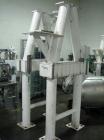 Used Patterson-Kelley Twin Shell Dry Blender, 20 Cubic Feet, Stainless Steel. 65 Pounds a cubic foot maximum material density, standard charge ports with covers, 6