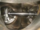 Used Patterson-Kelley Twin Shell Dry Blender, 2 Cubic Feet, Stainless Steel. 60 Pounds a cubic foot maximum material density, standard charge ports with covers. 1hp Bar dive, 2hp, 230/460 volt shell ...