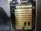 Used Patterson Kelley twin shell blender, 2 cu ft stainless steel construction