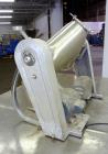 Used Patterson-Kelley Twin Shell Liquid Solids Blender, 8 Quart, (0.26) Cubic Feet Capacity, 304 Stainless Steel. (2) 7-1/2