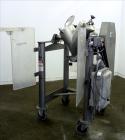 Used Stainless Steel Patterson Kelley Twin Shell Cross Flow Blender, 1 Cubic Fe