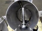Used Patterson Kelley Twin Shell Dry Blender, 16 Quart Capacity (0.52 Cubic feet), 304 Stainless Steel. Maximum material density 200 pounds per cubic foot. (2) 9-1/4