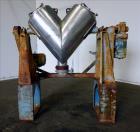 Used Twin Shell Blender, Approximate 20 Cubic Feet, 304 Stainless Steel.