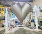 Used Patterson-Kelley 60 Cubic Foot Stainless Steel V-Blender with Intensifier Bar