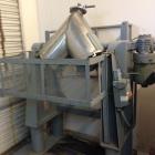 Used- Patterson Kelley Twin Shell Blender, 2 cubic foot capacity. Stainless steel. Rated for 360 lbs. / cubic foot bulk dens...