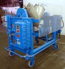 Used Patterson-Kelley twin Shell Dry Blender, 2 Cubic Feet, 316 Stainless Steel
