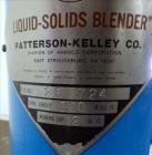 Used Patterson-Kelley twin Shell Dry Blender, 2 Cubic Feet, 316 Stainless Steel