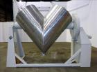 Used Patterson Kelley Twin Shell Dry Blender, 60 Cubic Feet Capacity, 304 Stain