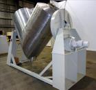 Used Patterson Kelley Twin Shell Dry Blender, 60 Cubic Feet Capacity, 304 Stain