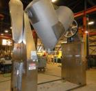 Used- Patterson Kelley Twin Shell V-Blender. 75 Cubic Foot