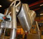 Used Patterson Kelley Twin Shell Dry V-Blender. 125 Cubic Foot