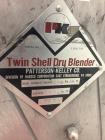 Used- Patterson-Kelley Twin Shell Dry V-Blender, 8 Quart Capacity