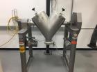 Used Patterson-Kelley Twin Shell Dry V-Blender, 2 Cubic Foot Capacity