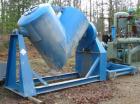 USED: 50 cu ft Patterson Kelly twin shell blender. Material densityof 55 lbs/cu ft, stainless steel construction with all internal weldsground smooth, 5 hp explosion proof gearhead brake motor drive....