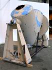 Used Patterson-Kelley Twin Shell Dry Blender, 75 Cubic Feet Working Capacity, Carbon Steel. Maximum material density 185 pounds a cubic foot. 18