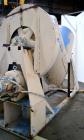 Used Patterson-Kelley Twin Shell Dry Blender, 75 Cubic Feet Working Capacity, Carbon Steel. Maximum material density 185 pounds a cubic foot. 18