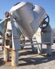 Used Stainless Steel Patterson Kelley Twin Shell Liquid Solids Blender, 75 Cu F