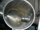 Used Patterson Kelley Twin Shell Dry Blender, .26 Cubic Foot Capacity (8 Quart), 304 Stainless Steel. Max material density 210 lbs per cubic foot. (2) 7 1/2