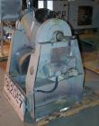 Used Patterson-Kelley Twin Shell Liquid-Solids Blender, 1 Cubic Foot Capacity, 304 Stainless Steel. Maximum material density 60 pounds per cubic foot. Solids bar with spray nozzle, driven by a 2hp, 3...