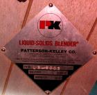 Used Patterson Kelley Twin Shell Liquid Solids Blender