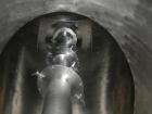 Used Patterson Kelly Twin Shell Liquid Solids Blender, 40 Cubic Feet Capacity, 304 Stainless Steel. Maximum material density 65 pounds per cubic foot. (2) 17-1/2