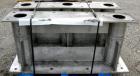 Used Patterson Kelly Twin Shell Liquid Solids Blender, 40 Cubic Feet Capacity, 304 Stainless Steel. Maximum material density 65 pounds per cubic foot. (2) 17-1/2