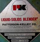 Used: Stainless Steel Patterson Kelley twin shell liquid solids blender, 2 quart capacity (.06 cubic feet)