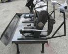 USED: Patterson Kelley twin shell blender, 16 quart capacity (.52 cubic feet), 304 stainless steel. Max material density approximately 325 pounds per cubic foot. (2) 9