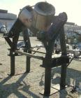 USED: Patterson Kelley Twin Shell Blender, 10 cubic foot capacity, 304 stainless steel.Max material density approximately 70 pounds per cubic foot.(2) 18