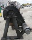 USED: Patterson Kelley twin shell blender, 20 cubic foot capacity, 304 stainless steel. Max material density 105 pounds per cubic foot. (2) 18