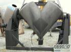 USED: Patterson Kelley twin shell blender, 40 cubic foot capacity, 304 stainless steel. Max material density 82 pounds per cubic foot. (2) 18
