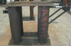 USED: Patterson Kelley twin shell blender, 40 cubic foot capacity, 304 stainless steel. Max material density 82 pounds per cubic foot. (2) 18
