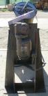 USED: Patterson Kelley twin shell liquid solids blender, 1 cubic foot working capacity, 304 stainless steel. Max material density 70 pounds per cubic foot. (2) 11