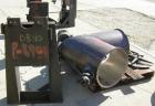 USED: Patterson Kelley twin shell dry blender, 5 cubic foot capacity, 304 stainless steel. Max material density 150 pounds per cubic foot. (2) 19