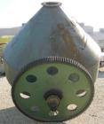USED: Patterson Industries double cone Thoroblender, 164 cubic foot working capacity, 234 total, carbon steel. Approximate 96